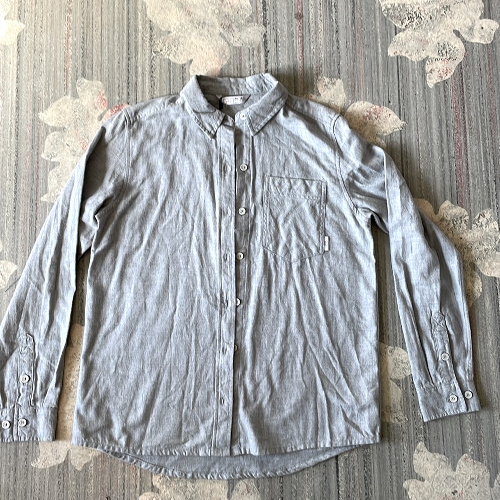Stio organic cotton flannel gray Small